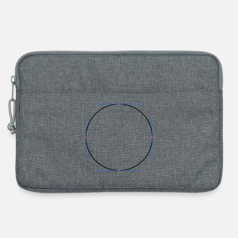 Kreisvector - Laptoptasche 13" - Grau meliert