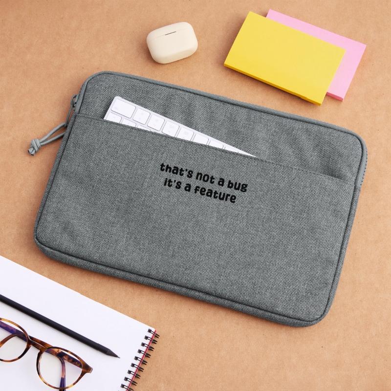 Developer Geek Bugs Code Informatik Statement Laptoptasche 13"