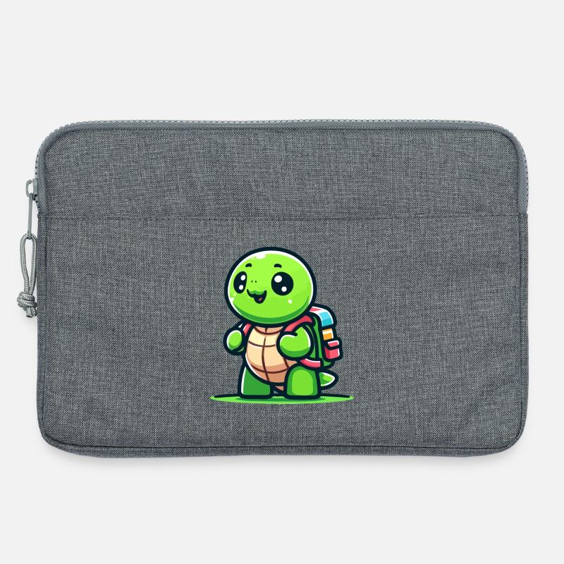 Trailblazer Turtle: The Explorer - Laptop bag 13" - heather grey