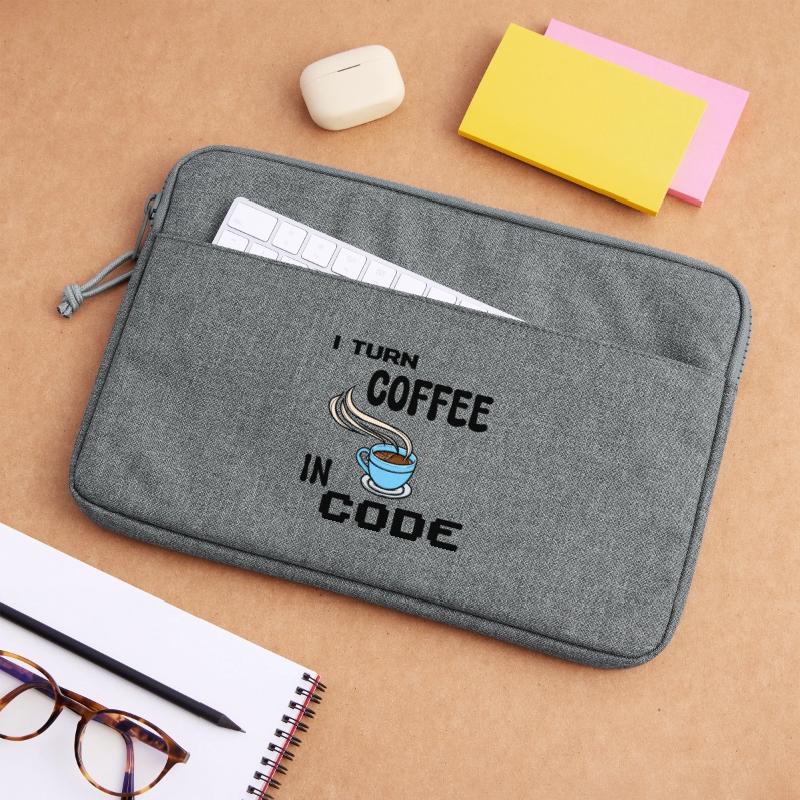 Programmeur de code Scripting Statement Développeur Sacoche pour ordinateur portable 13 pouces