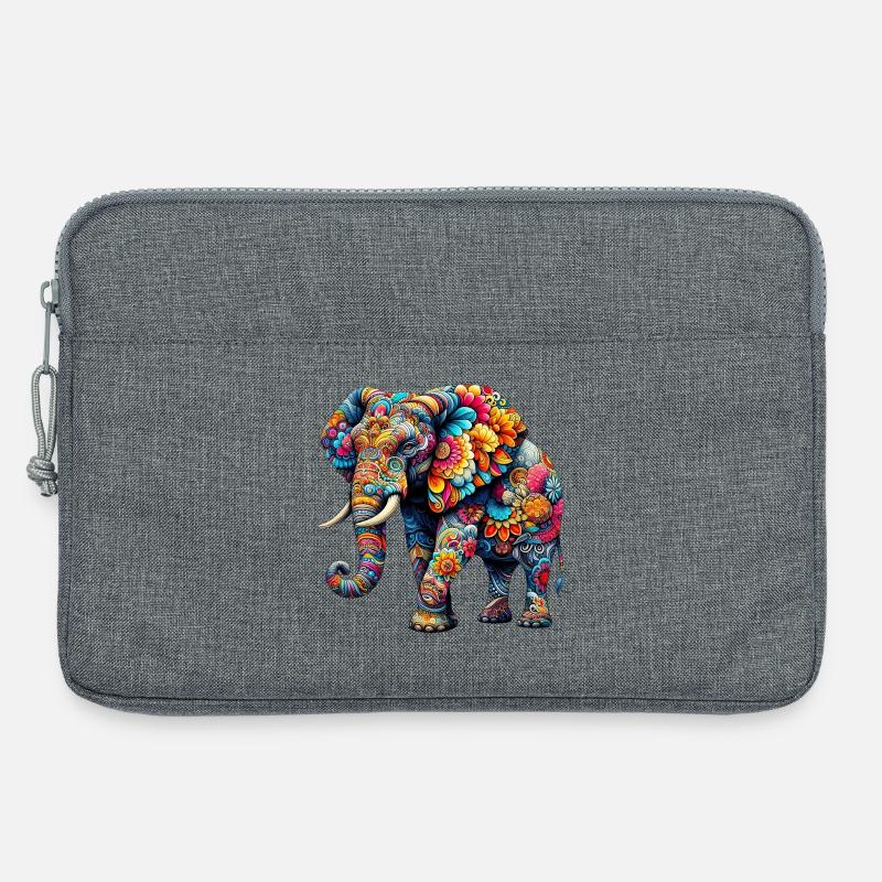Elefant - Laptoptasche 13" - Grau meliert