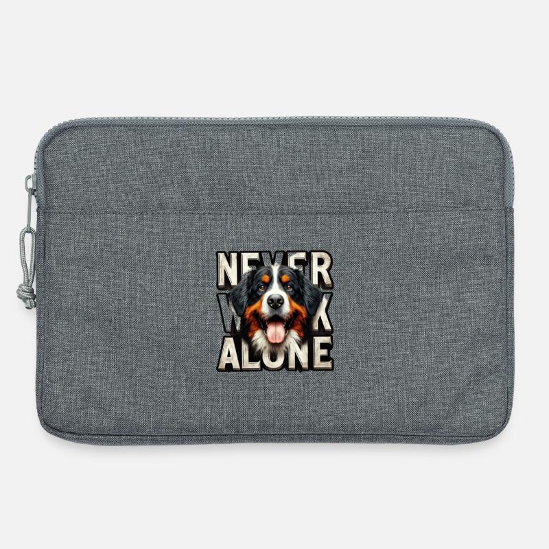 Berner Sennenhund - Laptoptasche 13" - Grau meliert