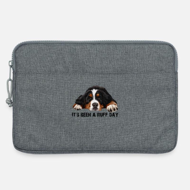 Berner Sennenhund - Laptoptasche 13" - Grau meliert