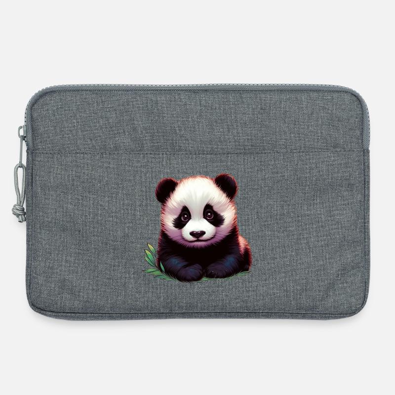 Panda - Laptoptasche 13" - Grau meliert