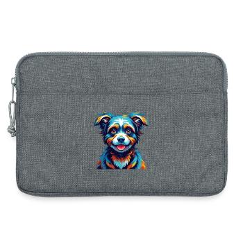 Cursinu Dog Breed Colorful Cartoon Kawaii - Laptop bag 13" - heather grey - Front