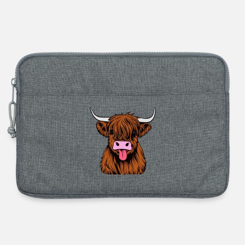 Hochland-Bulle - Laptoptasche 13" - Grau meliert