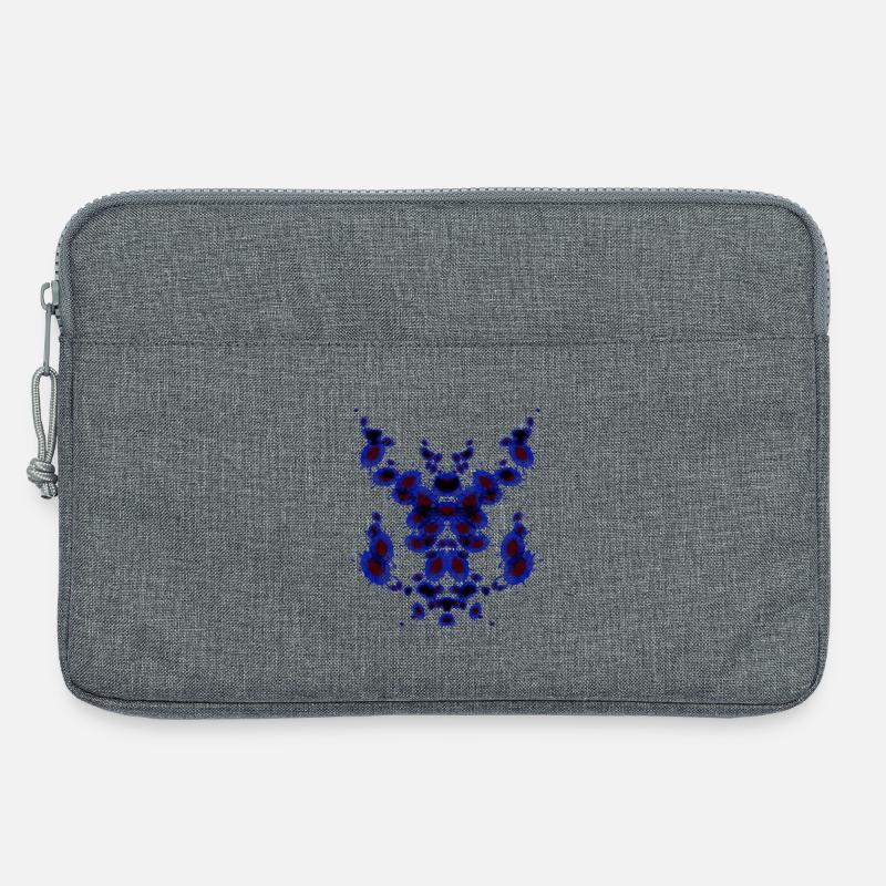 Rohrschachblau - Laptoptasche 13" - Grau meliert