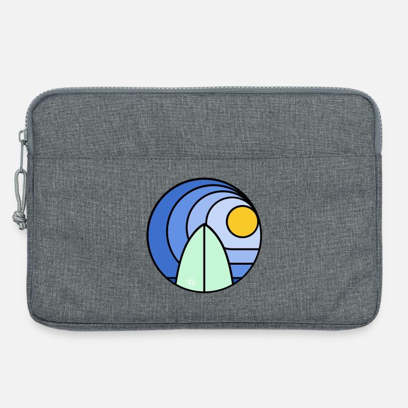 Surf Sundowner I (black) - Laptoptasche 13" - Grau meliert