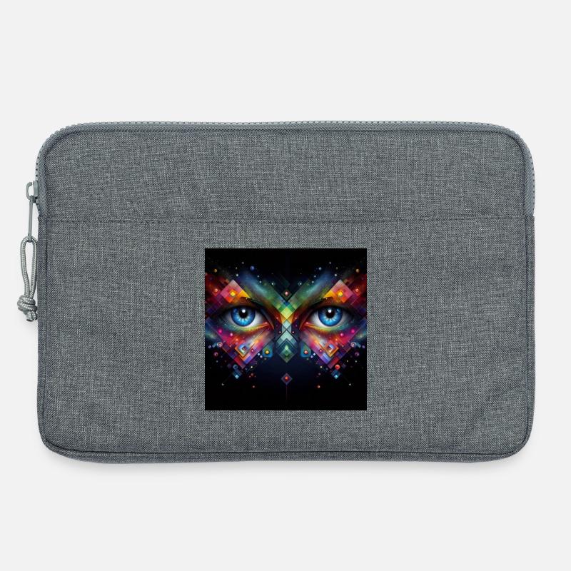 Augen 1 - Laptoptasche 13" - Grau meliert