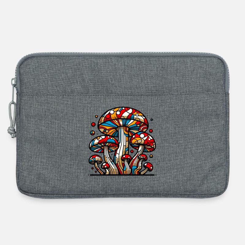 Fungo Funghi Pilze Pilze - Laptoptasche 13" - Grau meliert