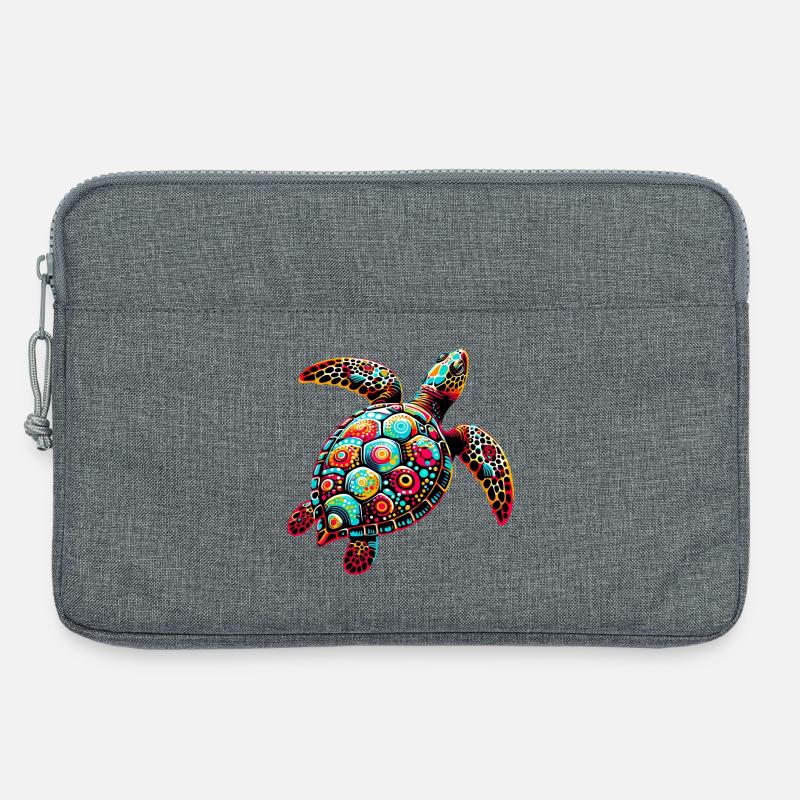 Schildkröte - Laptoptasche 13" - Grau meliert