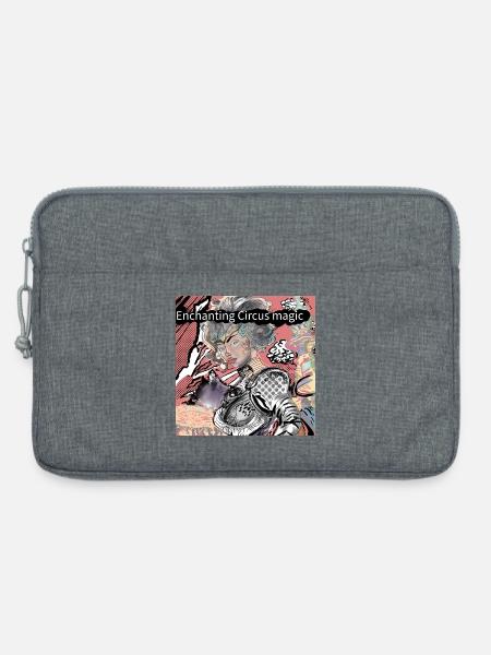 Bezaubernde Zirkusmagie - Laptoptasche 13" - Grau meliert