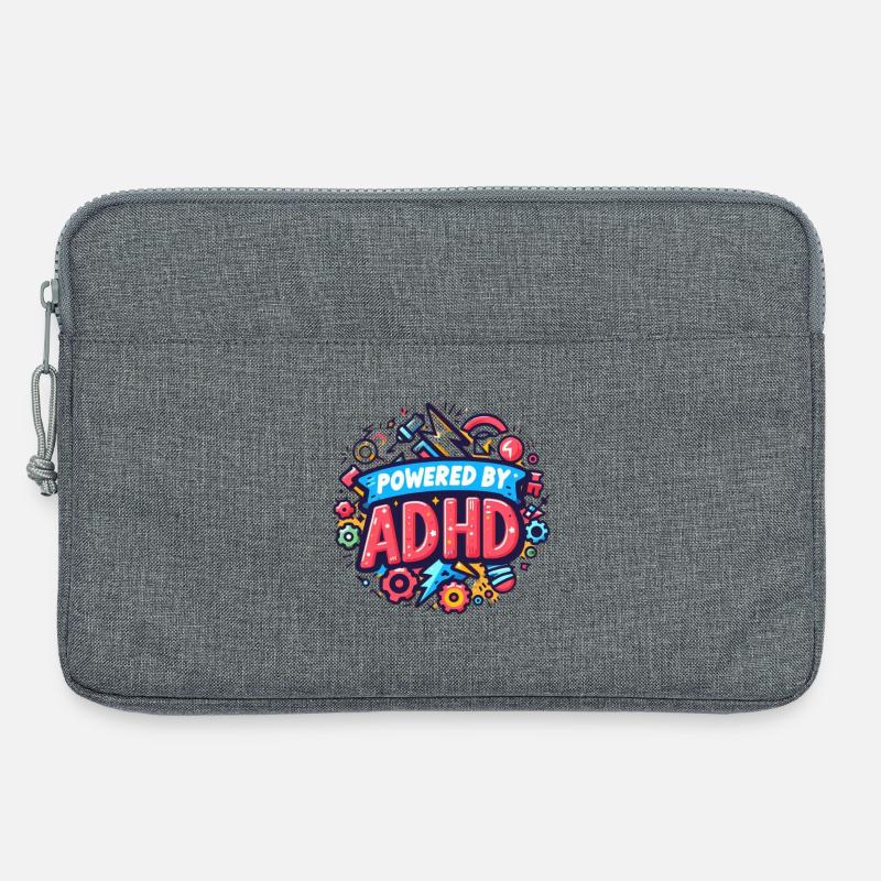 ADHS - Laptoptasche 13" - Grau meliert
