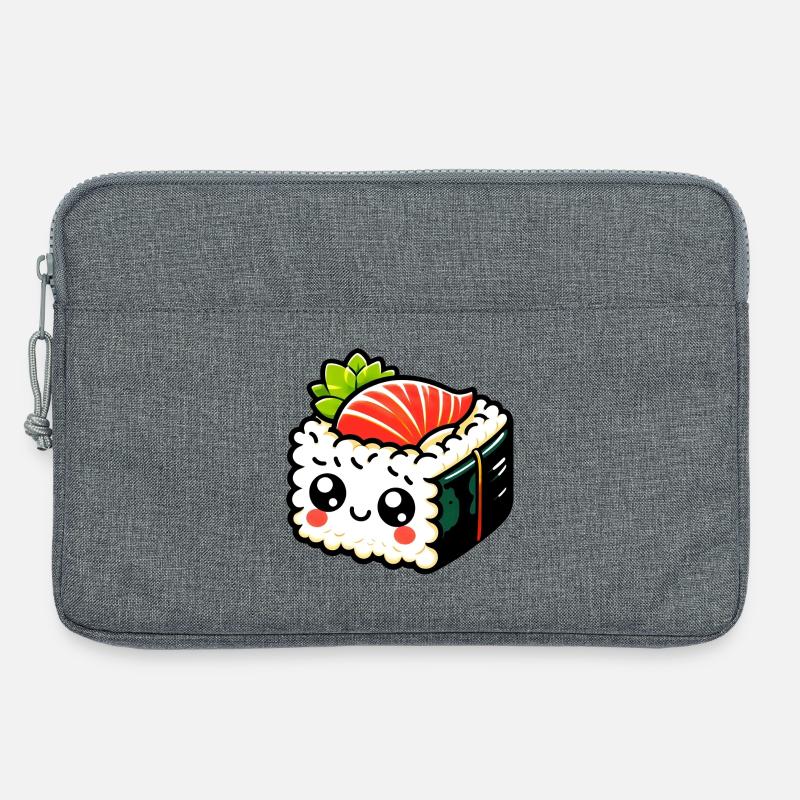 Sushi - Laptoptasche 13" - Grau meliert