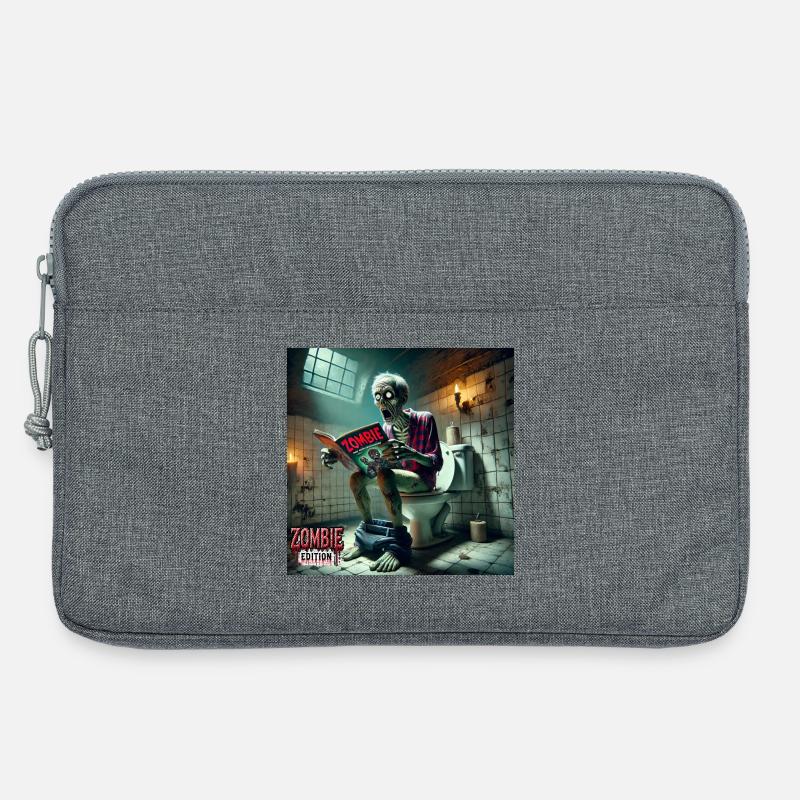Zombie Klo - Laptoptasche 13" - Grau meliert