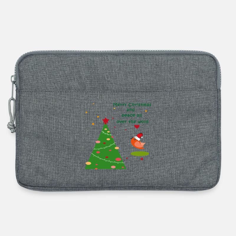 Merry Christmas - Laptoptasche 13" - Grau meliert
