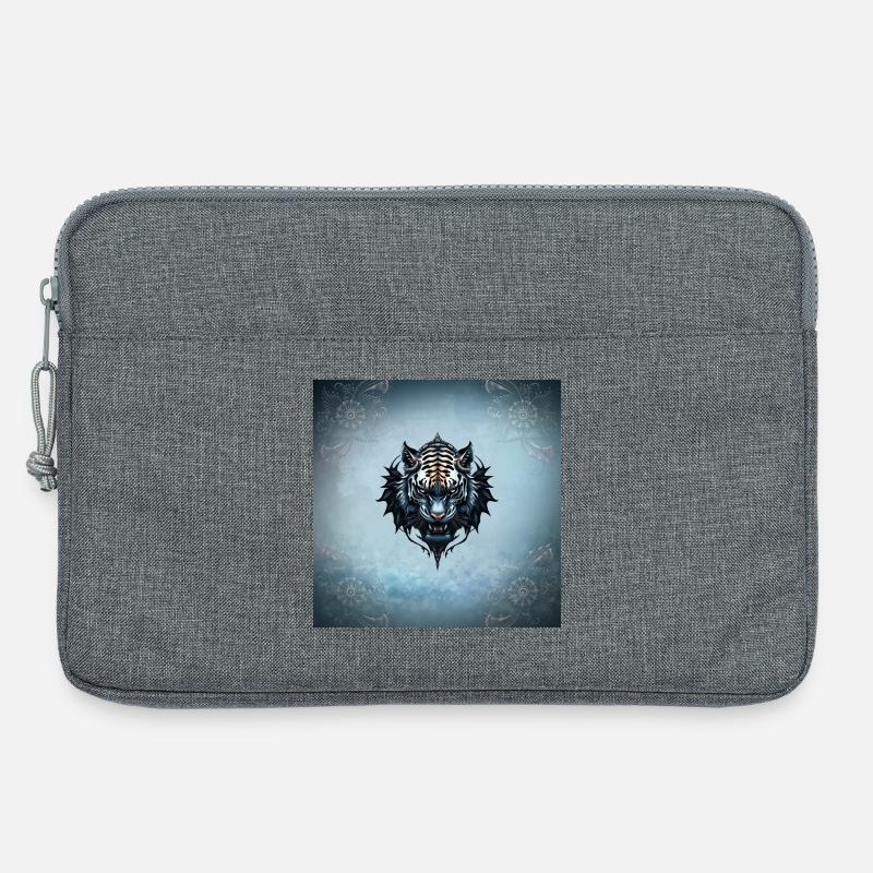 Die Kraft und Anmut des Tigers. - Laptoptasche 13" - Grau meliert