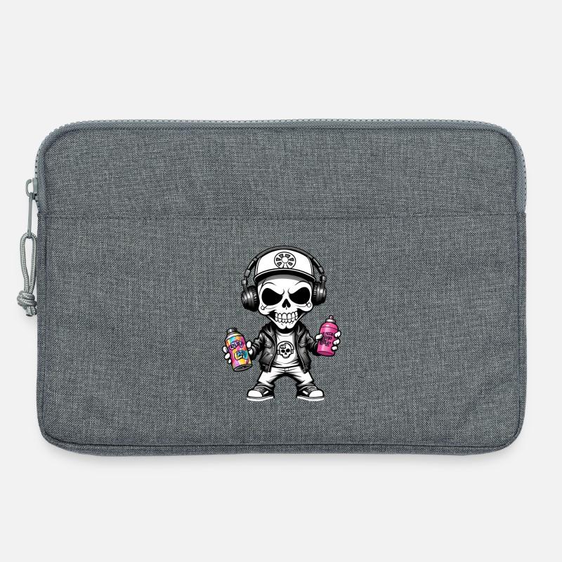 Graffiti Sprayer - Laptoptasche 13" - Grau meliert
