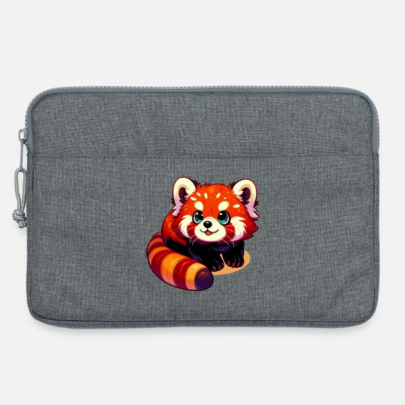 Kleiner Panda - Laptoptasche 13" - Grau meliert