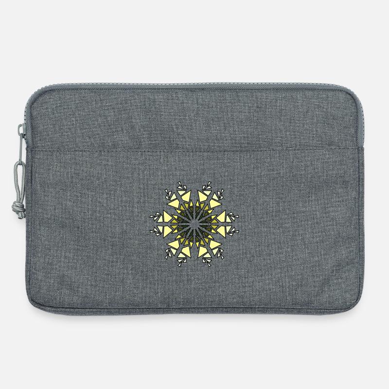 Ornament - Laptoptasche 13" - Grau meliert
