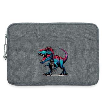 Dinosaure - Sacoche pour ordinateur portable 13 pouces - gris chiné - Devant