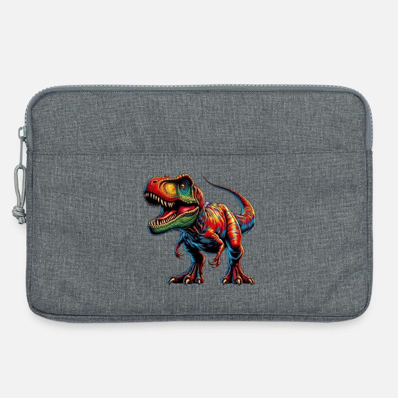 Dinosaurier - Laptoptasche 13" - Grau meliert