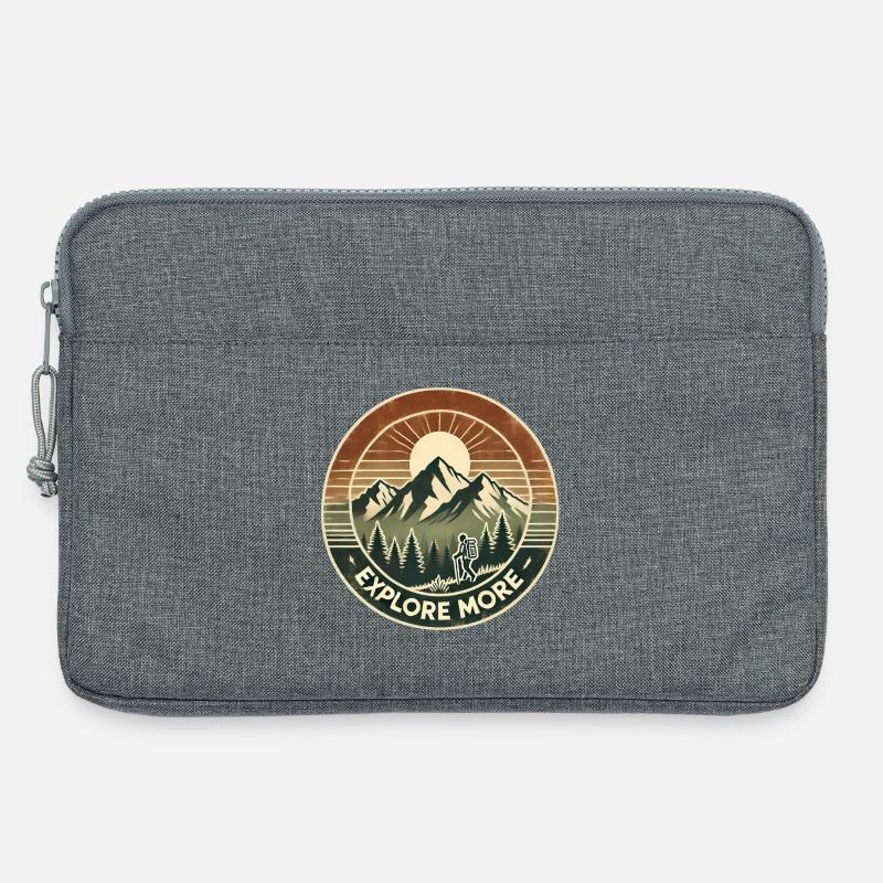 Explore More - Laptoptasche 13" - Grau meliert