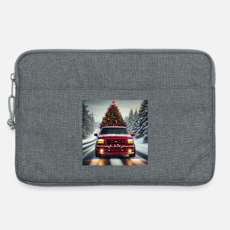 Weihnachten - Laptoptasche 13" - Grau meliert