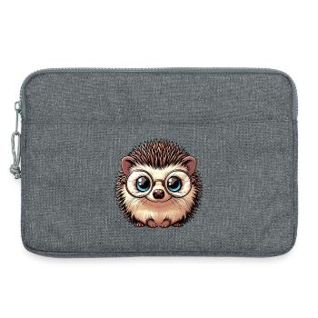 Hérisson - Sacoche pour ordinateur portable 13 pouces - gris chiné - Devant