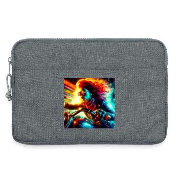Cyberpunk Moto - Laptop bag 13" - heather grey - Front
