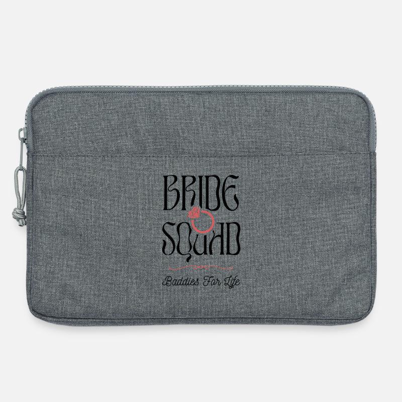 Bride Squad - Junggesellinnenabschied - Laptoptasche 13" - Grau meliert