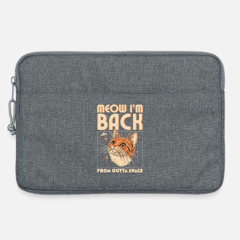 Meow I'm Back - Laptoptasche 13" - Grau meliert
