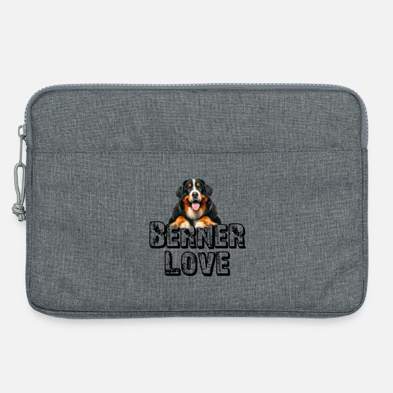 Berner Sennenhund - Laptoptasche 13" - Grau meliert