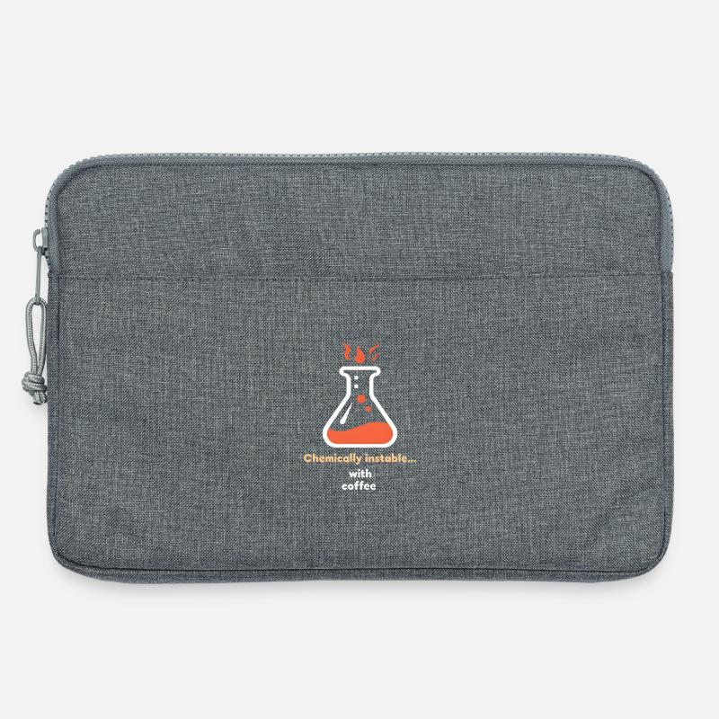 Chemically Unstable… with Coffee - Laptoptasche 13" - Grau meliert