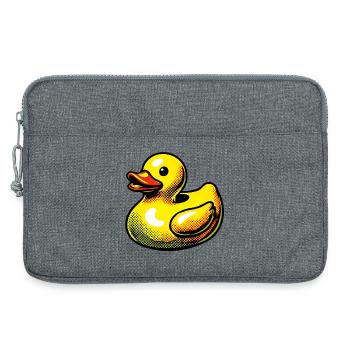 Duckling Duck Duck Duck - Laptop bag 13" - heather grey - Front