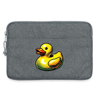 Duckling Duck Duck Duck - Laptop bag 13" - heather grey - Front