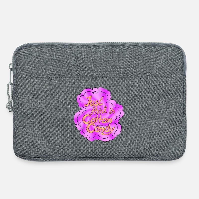 Cotton Candy Thinking Extra Shine - Laptop bag 13" - heather grey