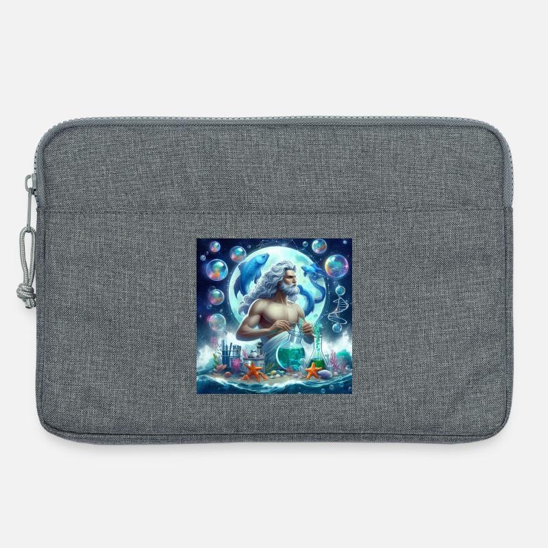 WASSERMANN \ Tierkreiszeichrn - Laptoptasche 13" - Grau meliert