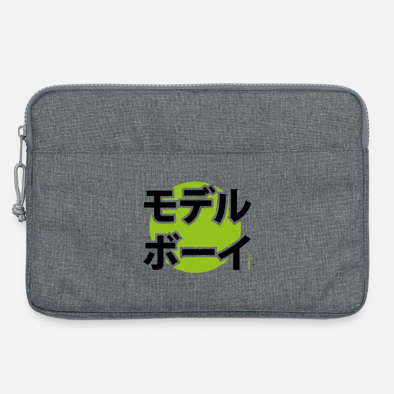 musterknabe japan - Laptoptasche 13" - Grau meliert