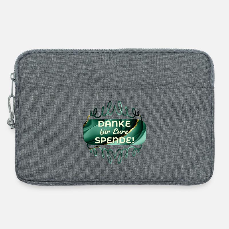 DANKE SAGEN SPENDE - Laptoptasche 13" - Grau meliert