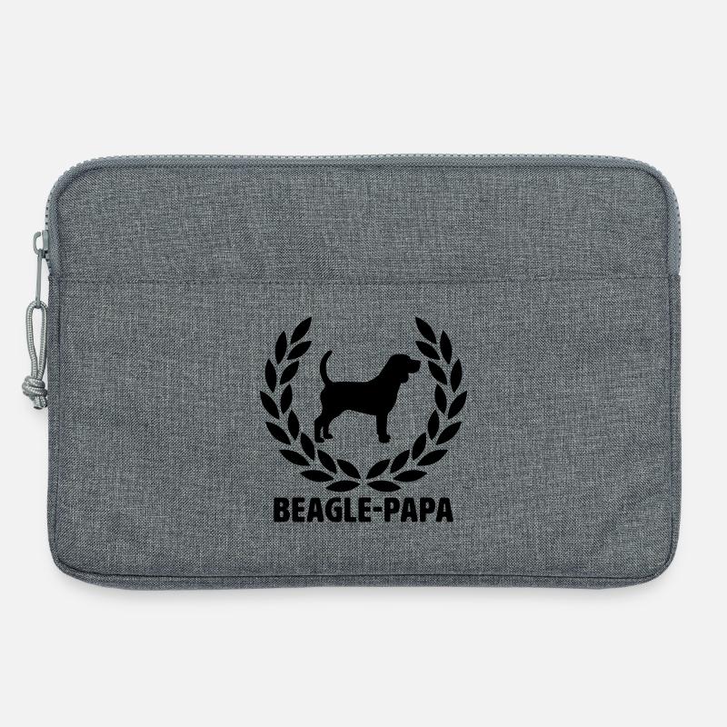 Beagle Dad - Laptop bag 13" - heather grey