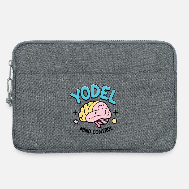 Yodel Mind Control - Laptop bag 13" - heather grey