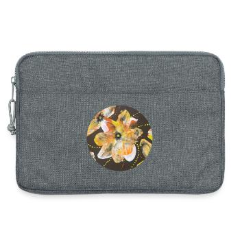 Jeu créatif de couleurs peint à la main par Martina Eßer - Sacoche pour ordinateur portable 13 pouces - gris chiné - Devant