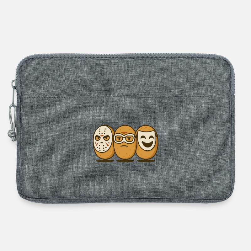 Die Brötchen-Bande – Masken-Edition - Laptoptasche 13" - Grau meliert