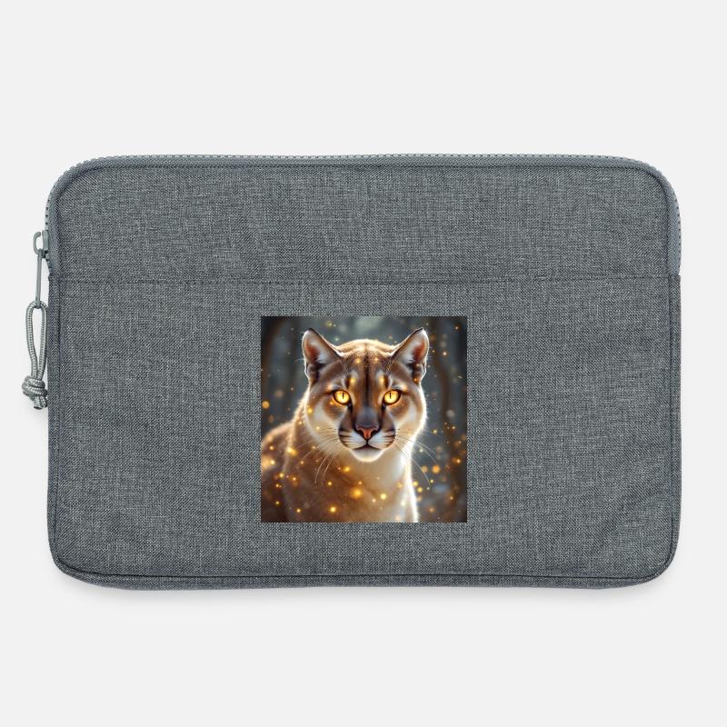 Krafttier Cougar - Laptoptasche 13" - Grau meliert