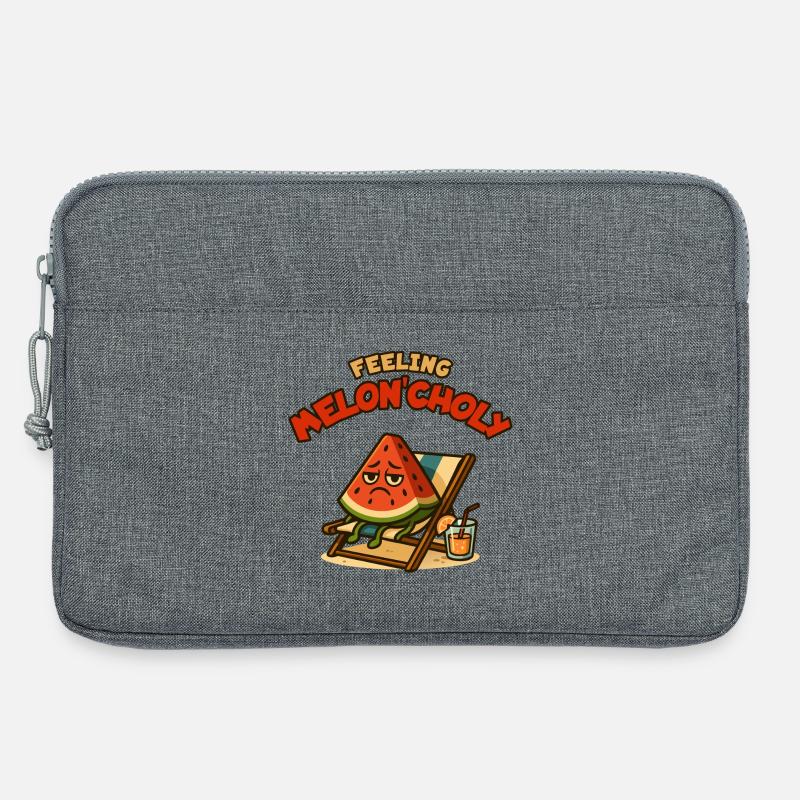 Meloncholie in der Sonne - Laptoptasche 13" - Grau meliert