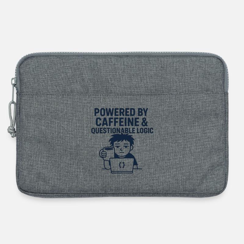 Coffee Machine and Technical Style - Laptop bag 13" - heather grey