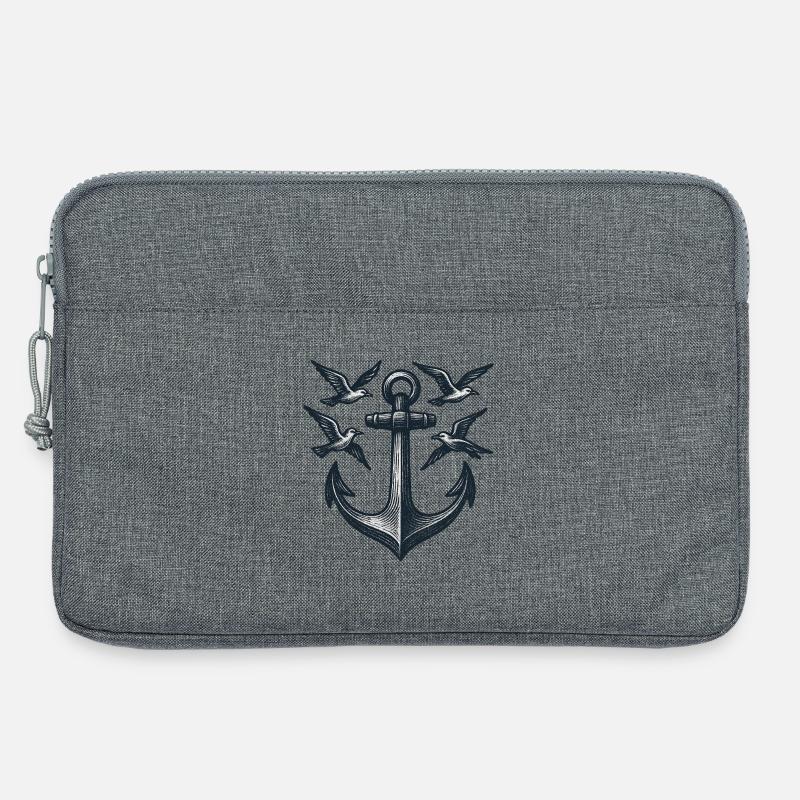 Anker Möwe - Laptoptasche 13" - Grau meliert