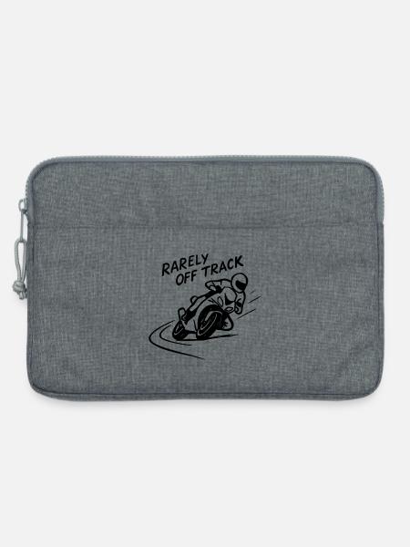 rarely off track - Laptoptasche 13" - Grau meliert