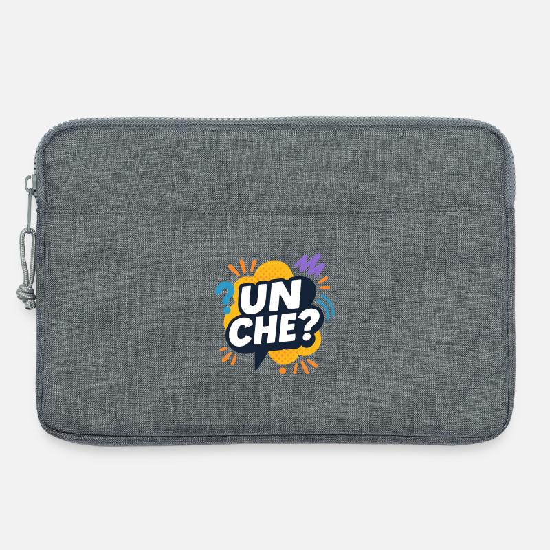 Ein was? - Laptoptasche 13" - Grau meliert